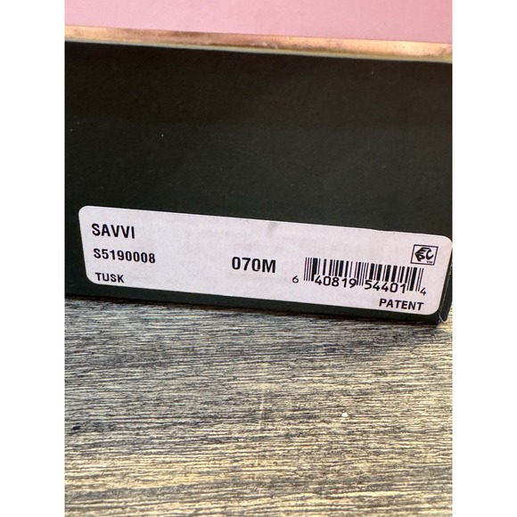 KATE SPADE New York Women's Size 7 Savvi Heeled Sandal, Tusk NEW - Picture 13 of 14